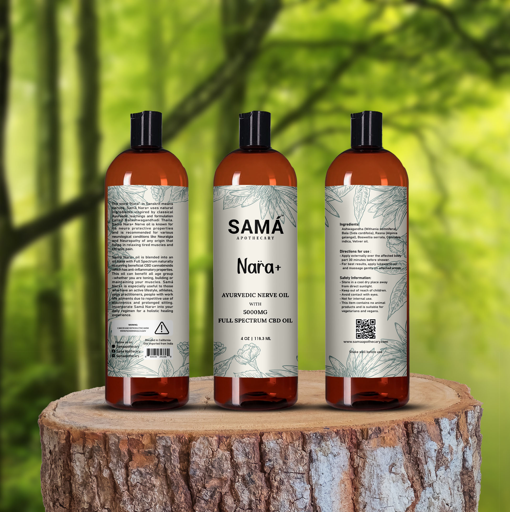 SAMA Nara+ 5000mg-oil-bottle