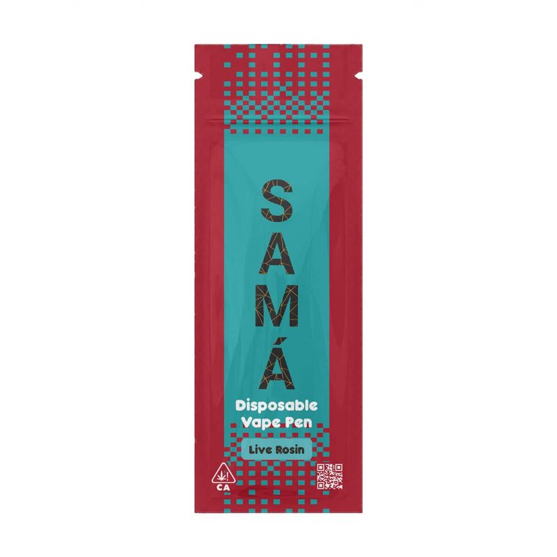 Samá | Live Rosin | 1G Disposable Vape Pen | Cereal Milk (Hybrid)